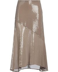 Semicouture - Midi Skirt - Lyst