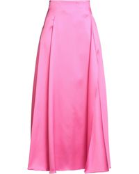 CAMILLA - Fuchsia Maxi Skirt Polyester - Lyst