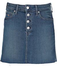 Calvin Klein Jeansrock - Blau