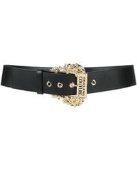 Versace Jeans Couture - Leather Buckle Belt - Lyst