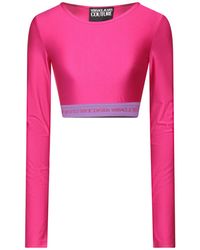 Versace Jeans Couture - Fuchsia Top Polyamide, Elastane - Lyst