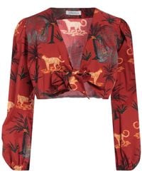 Amotea - Rust Top Cotton - Lyst