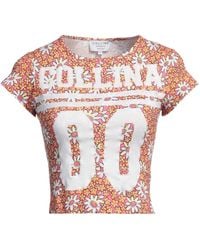 Collina Strada - Fuchsia T-Shirt Cotton, Recycled Cotton - Lyst