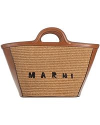 Marni - Handbag Cotton, Polyamide, Cow Leather - Lyst