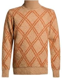 Daniele Alessandrini - Sand Turtleneck Wool, Polyamide - Lyst