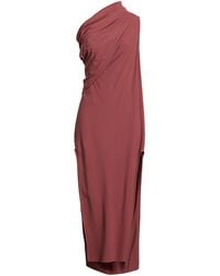 Rick Owens - Antique Rose Maxi Dress Viscose, Acetate - Lyst