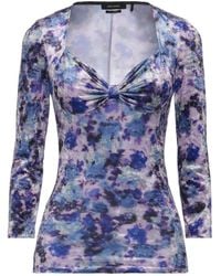 Isabel Marant - Gubaia Floral-Printed Velvet Top - Lyst