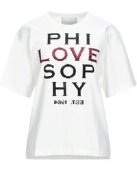 Philosophy Di Lorenzo Serafini - T-shirt - Lyst