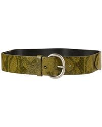 Alberta Ferretti - Military Belt Leather - Lyst