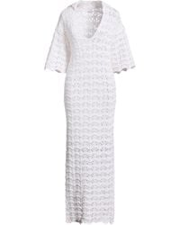 Eleventy - Maxi Dress Cotton - Lyst