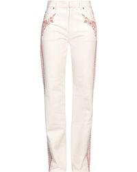 Dior - Ivory Jeans Cotton, Glass, Polyester - Lyst