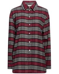 ViCOLO - Burgundy Shirt Cotton, Polyester - Lyst