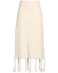 Jil Sander - Midi Skirt Mohair Wool, Alpaca Wool, Polyamide - Lyst