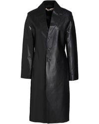 Marni - Overcoat & Trench Coat Virgin Wool, Polyurethane - Lyst