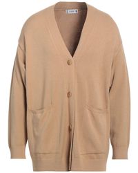 Please - Camel Cardigan Viscose, Polyester, Polyamide - Lyst