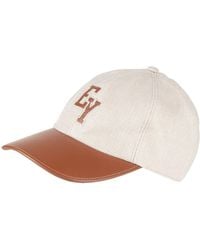 Eleventy - Hat Linen, Wool, Silk, Calfskin - Lyst