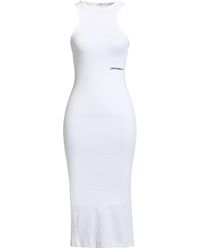 hinnominate - Midi Dress Cotton, Elastane - Lyst