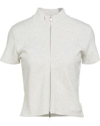 Nike - Ivory Cardigan Cotton, Polyester, Ecocoolmax - Lyst