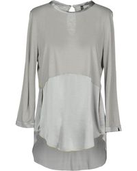 Manila Grace Blusa - Gris