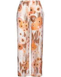 Antonelli - Pants Viscose, Silk - Lyst