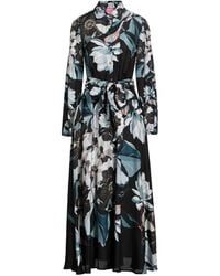 Franco Ferrari - Midi Dress Silk - Lyst