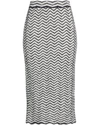 Akep - Midi Skirt Polyamide, Metallic Fiber, Acrylic, Nylon, Alpaca Wool - Lyst
