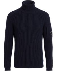 C.P. Company - Turtleneck Virgin Wool, Polyester - Lyst