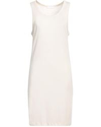 Helmut Lang - Ivory Mini Dress Pima Cotton, Modal - Lyst