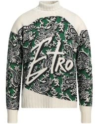 Etro - Jersey With Logo And Paisley Print - Lyst