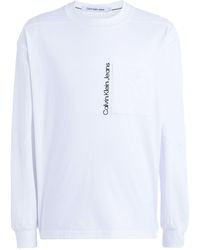 Calvin Klein Uomo Abbigliamento Top e t-shirt T-shirt T-shirt a maniche lunghe T-shirt a maniche lunghe oversize 