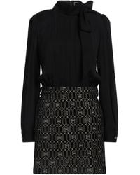 Elisabetta Franchi - Mini Dress Viscose, Acetate, Polyester, Polyamide - Lyst