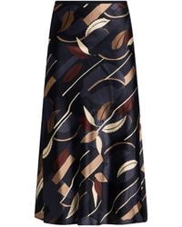 Siyu - Midi Skirt Viscose, Elastane - Lyst