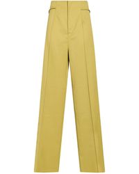 Erika Cavallini Semi Couture - Military Pants Polyester, Virgin Wool, Elastane - Lyst