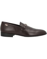 Pollini - Dark Loafers Calfskin - Lyst