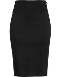 Pinko - Denim Skirt Cotton, Elastomultiester, Lyocell, Elastane - Lyst