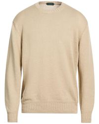 Zanone - Sweater Linen, Cotton - Lyst