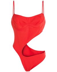 Mugler - Bodysuit Viscose, Polyester - Lyst