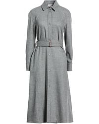 Agnona - Midi Dress Wool, Cashmere, Elastane - Lyst