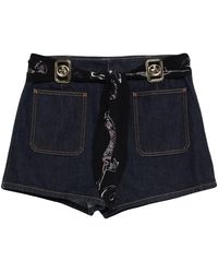 Lanvin - Denim Shorts - Lyst