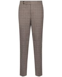 Isaia - Pants Virgin Wool, Elastane - Lyst
