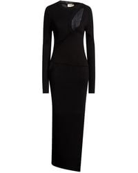 A PAPER KID - Maxi Dress Wool, Polyester - Lyst