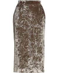 Rrd - Military Midi Skirt Polyester, Polyamide, Elastane - Lyst