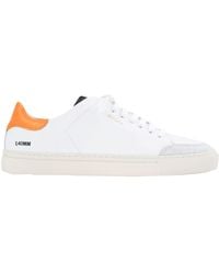 Axel Arigato - Orange And Grey Clean 90 Suede - Lyst