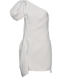 Maticevski Synthetik Off-Shoulder-Robe Allegro aus Crepe in Weiß Damen Bekleidung Kleider Kleider für formelle Anlässe und Abendkleider 