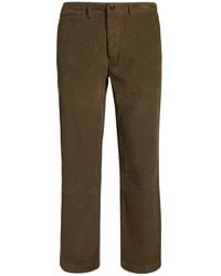 Fay - Khaki Pants Cotton - Lyst