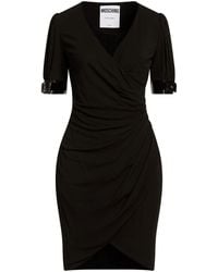 Moschino - Mini Dress Viscose - Lyst