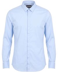Emporio Armani - Shirt Cotton, Polyamide, Elastane - Lyst