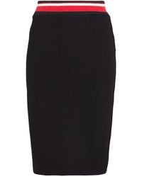 Mugler - Midi Skirt Viscose, Polyester, Elastane - Lyst