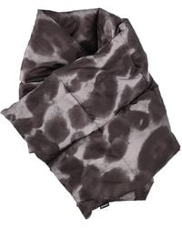 Aspesi - Charcoal Scarf Polyester - Lyst