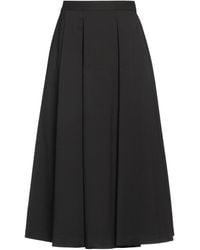Theory - Midi Skirt Polyester, Wool, Polyurethane - Lyst